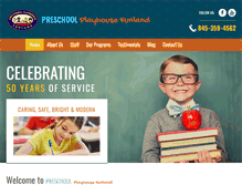 Tablet Screenshot of preschoolfunland.com